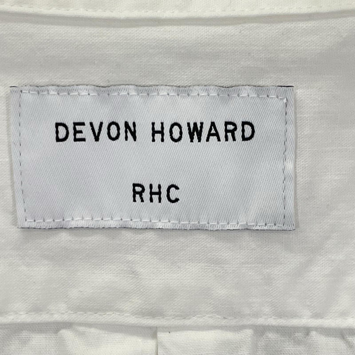 RHC アールエイチシー 【Devon Howard for RHC】4320700267 ホワイト シャンブレー ボタンダウン シャツ トップス