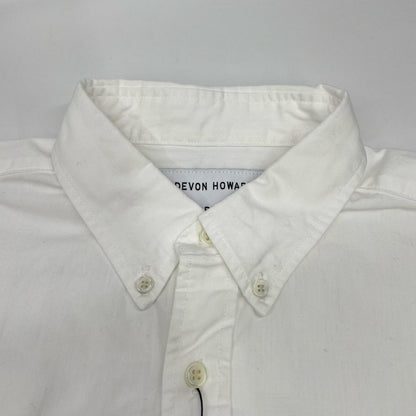 RHC アールエイチシー 【Devon Howard for RHC】4320700267 ホワイト シャンブレー ボタンダウン シャツ トップス