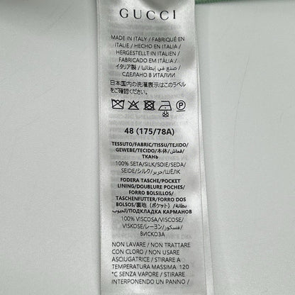 GUCCI グッチ ×ヒグチユウコ 日本限定 864050 ZAUTT グリーン GG総柄 シルクツイル ショートパンツ ボトムス