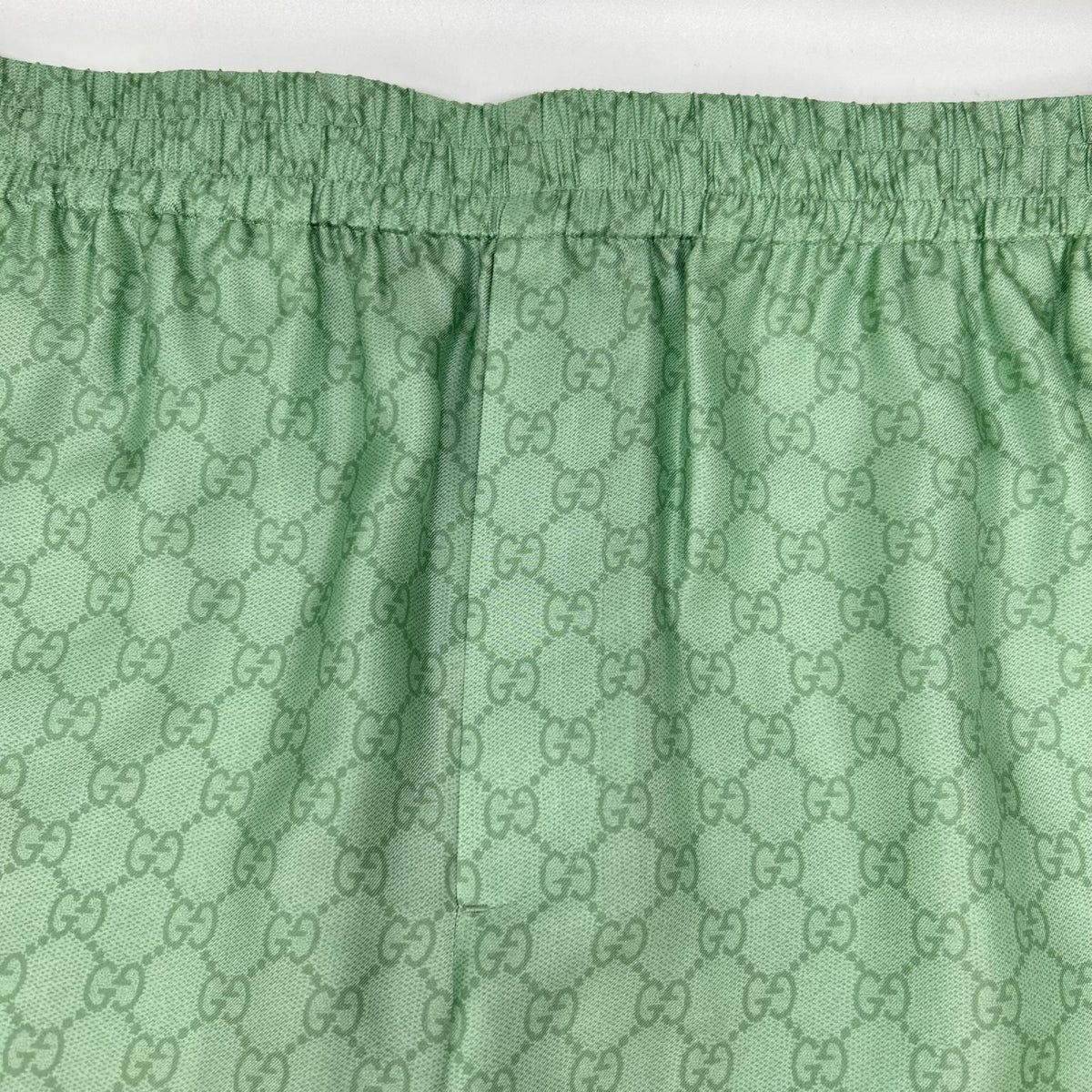 GUCCI グッチ ×ヒグチユウコ 日本限定 864050 ZAUTT グリーン GG総柄 シルクツイル ショートパンツ ボトムス