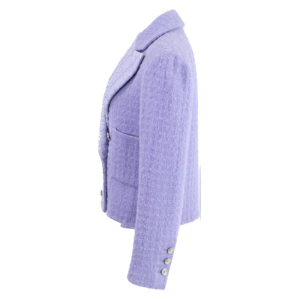 CHANEL シャネル 【美品/国内正規】21K P71766V63175 LOOK19 ココマークボタン ツイード ダブルブレストジャケット ジャケット