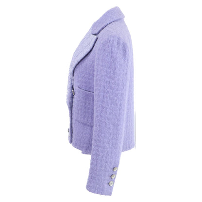CHANEL シャネル 【美品/国内正規】21K P71766V63175 LOOK19 ココマークボタン ツイード ダブルブレストジャケット ジャケット