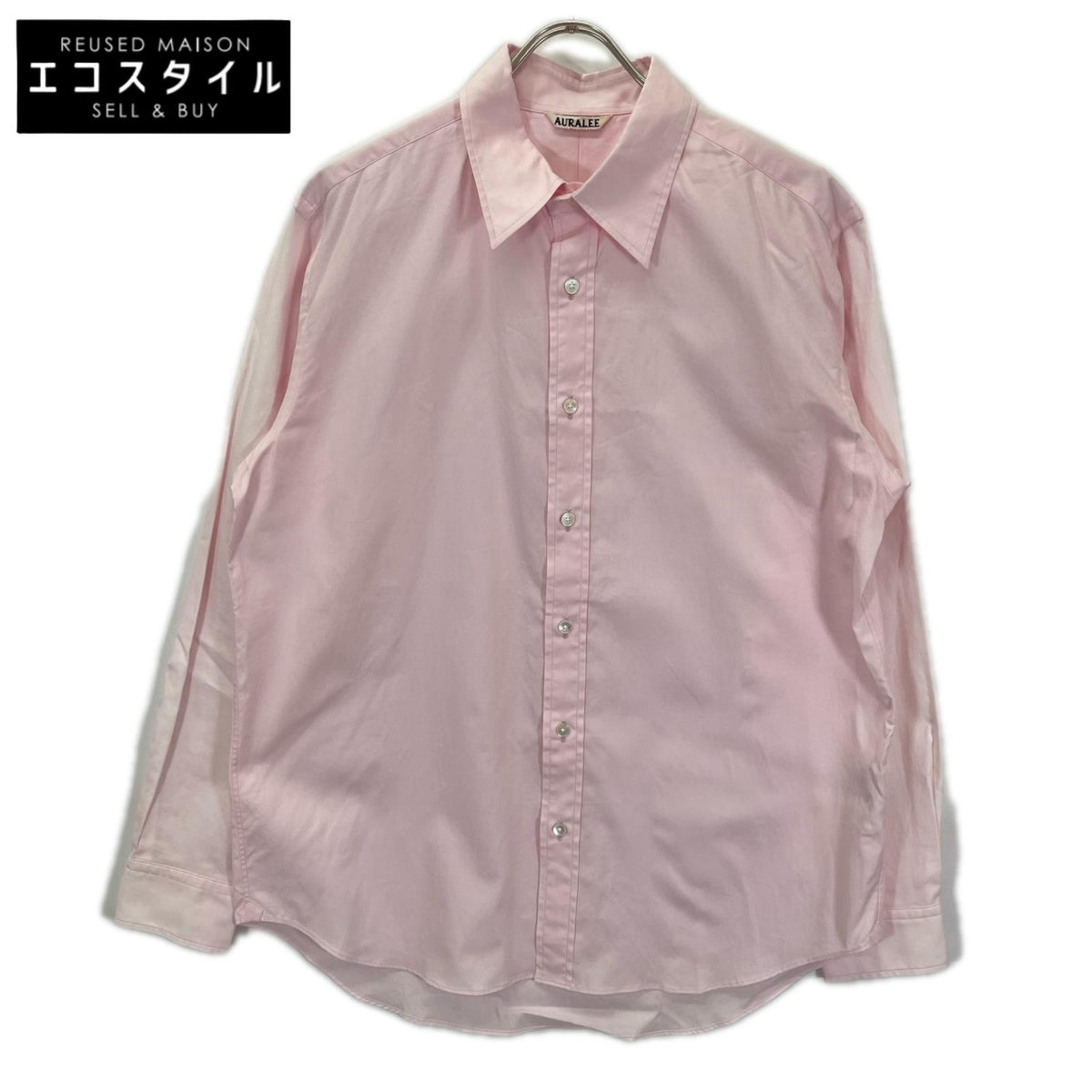 AURALEE オーラリー 25AW A25AS01FO ピンク FINX OX CHAMBRAY SHIRT/ボタンシャツ トップス