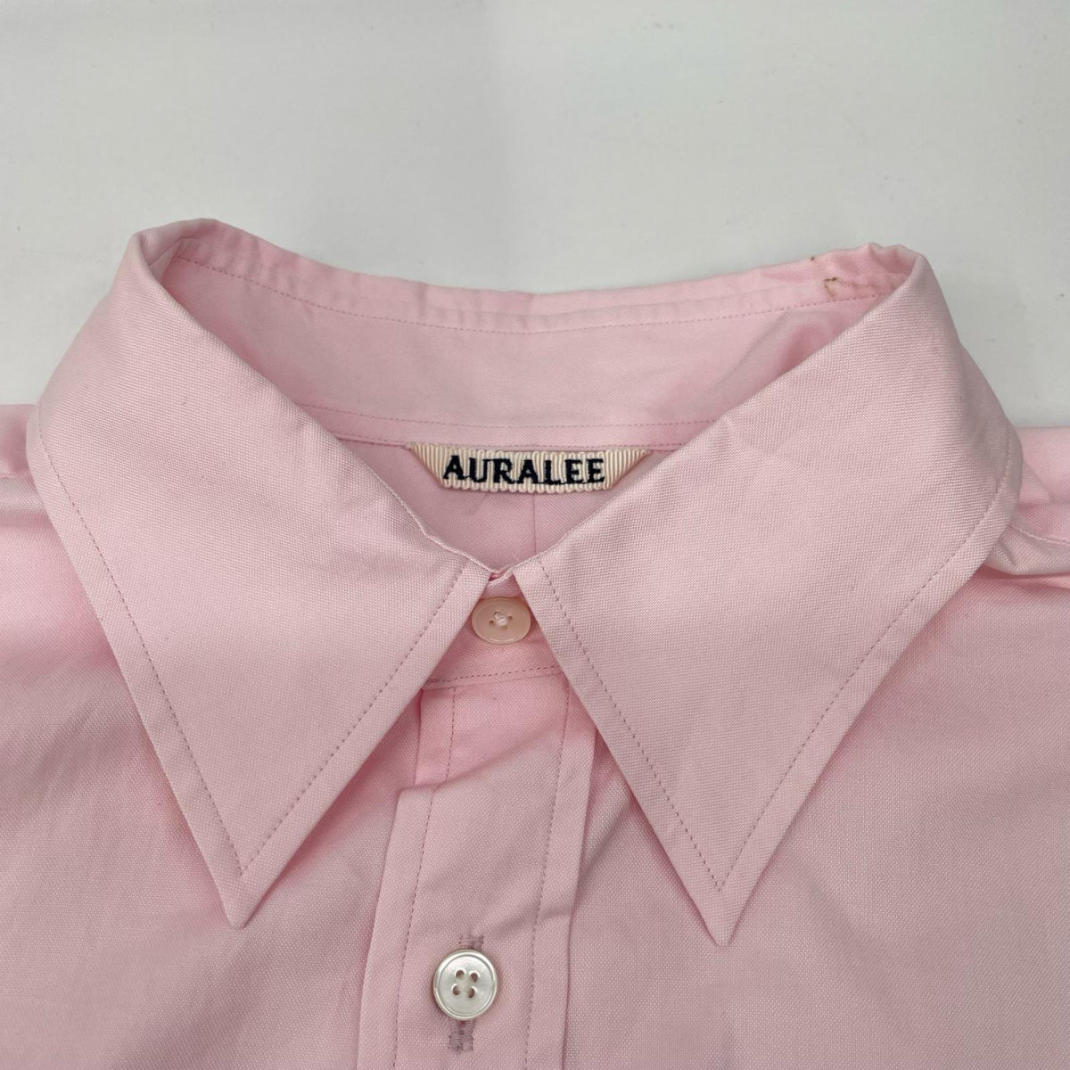 AURALEE オーラリー 25AW A25AS01FO ピンク FINX OX CHAMBRAY SHIRT/ボタンシャツ トップス