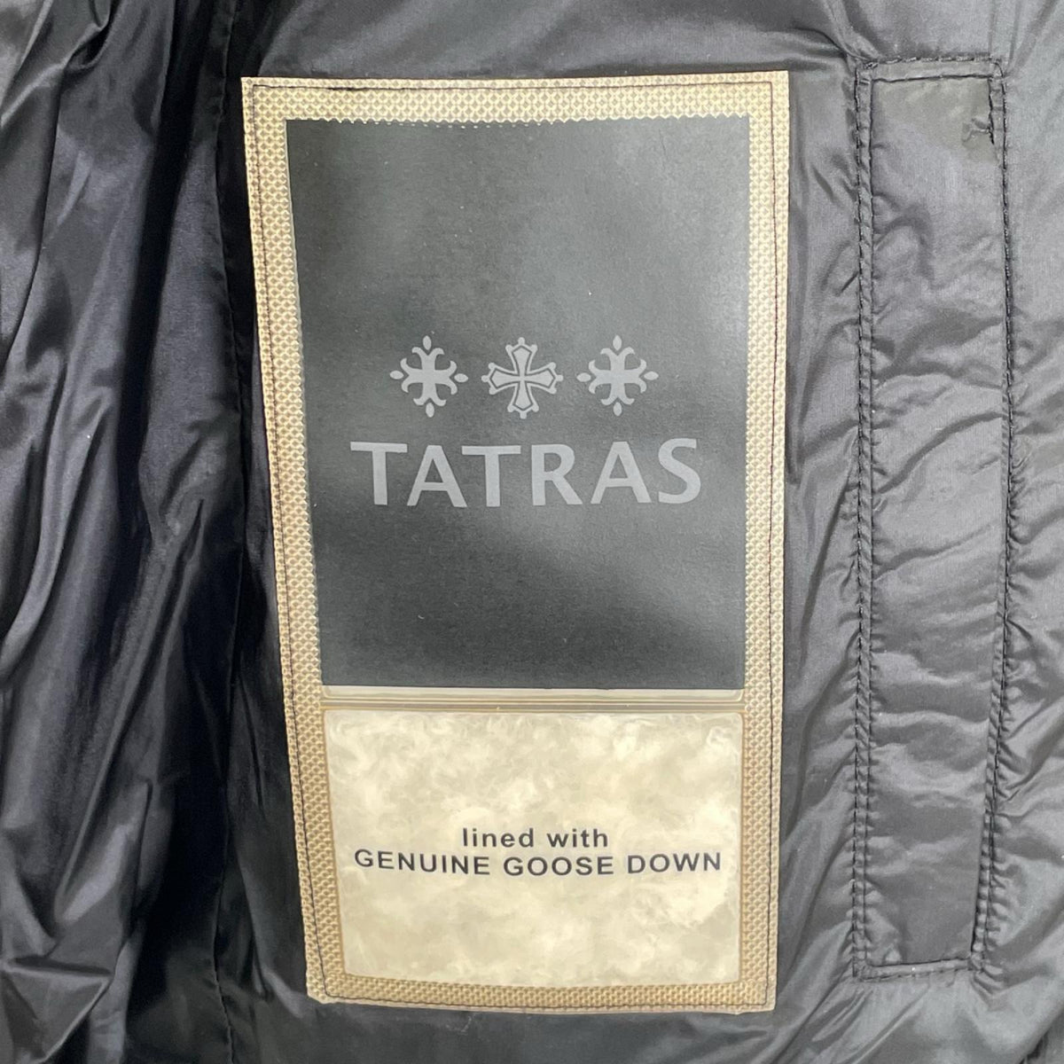 TATRAS タトラス LTA20A4695 ブラック ORSIERA/オルシエラ ファー付き ダウンベスト ベスト