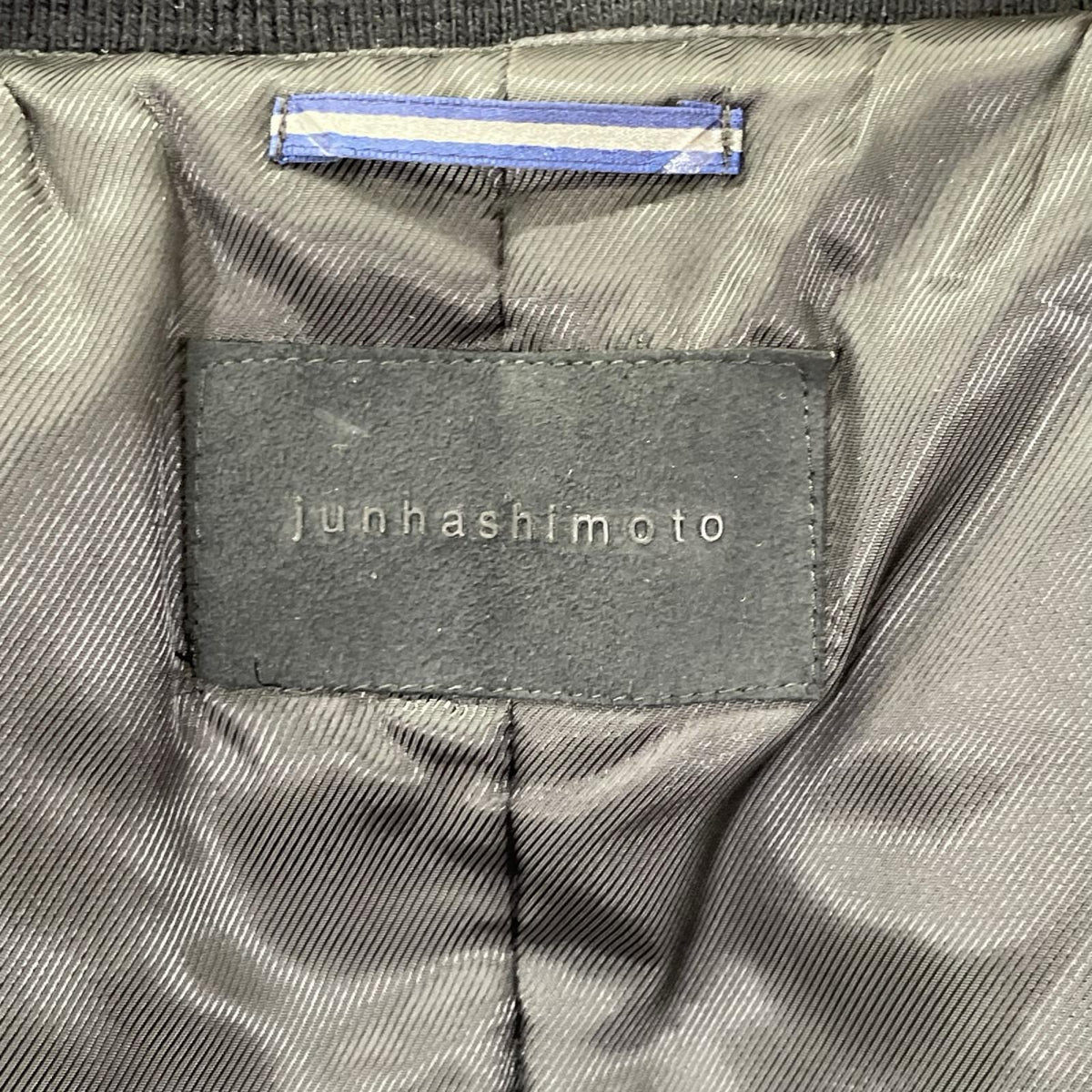 jun hashimoto ジュンハシモト 1041620006 ブラック MA-1 ブルゾン ジャケット