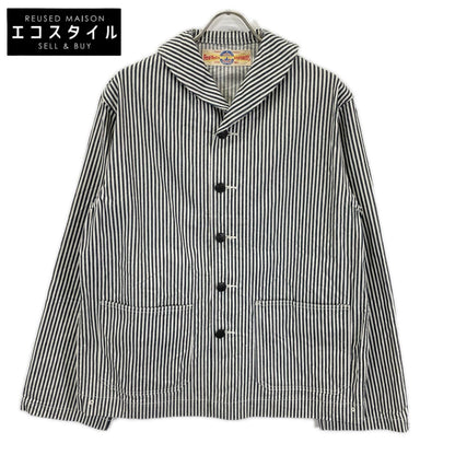 THE REAL MCCOY'S ザリアルマッコイズ MJ26004 NXSX60826 ホワイト×ネイビー U.S. NAVY STRIPED DUNGAREE JUMPER ジャケット