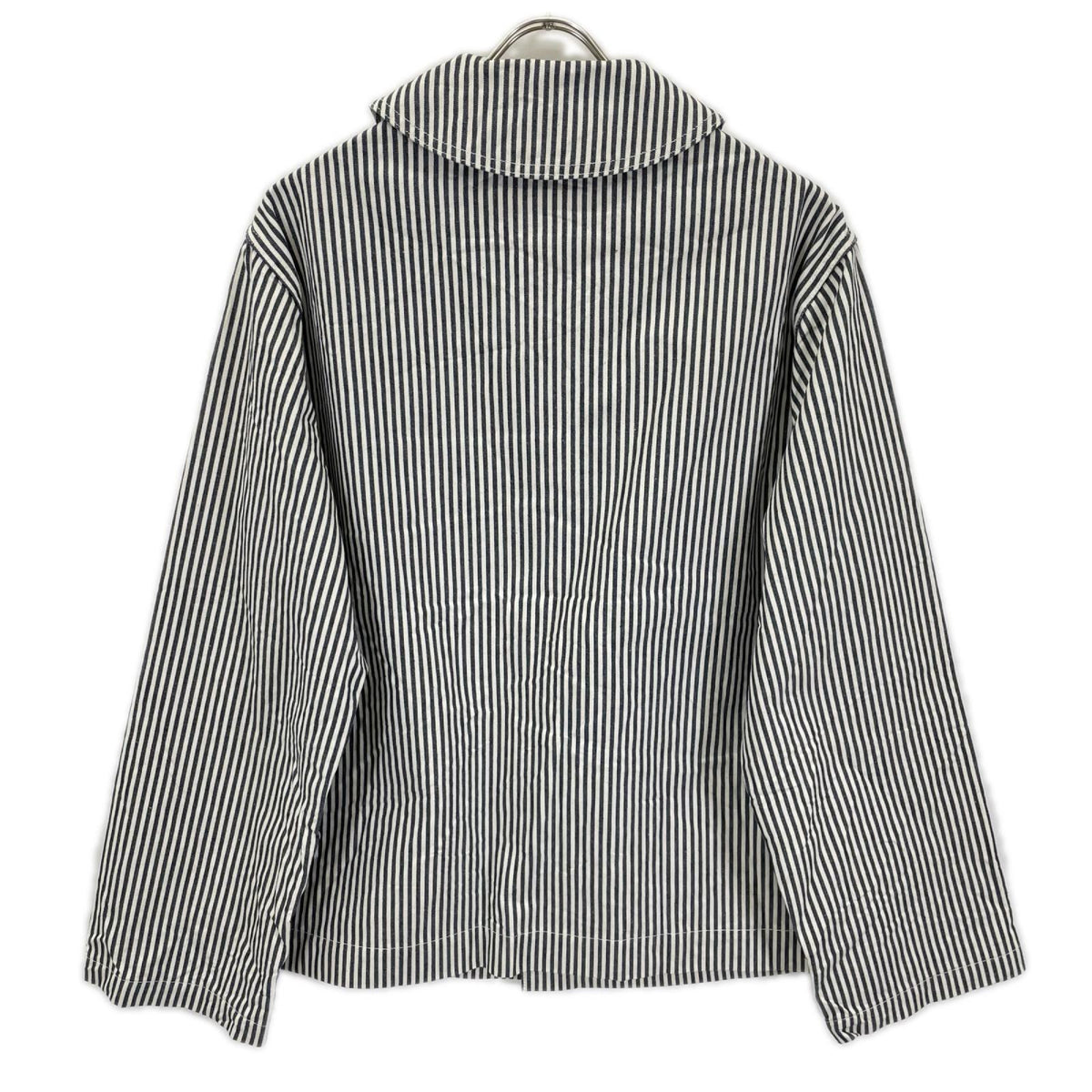 THE REAL MCCOY'S ザリアルマッコイズ MJ26004 NXSX60826 ホワイト×ネイビー U.S. NAVY STRIPED DUNGAREE JUMPER ジャケット