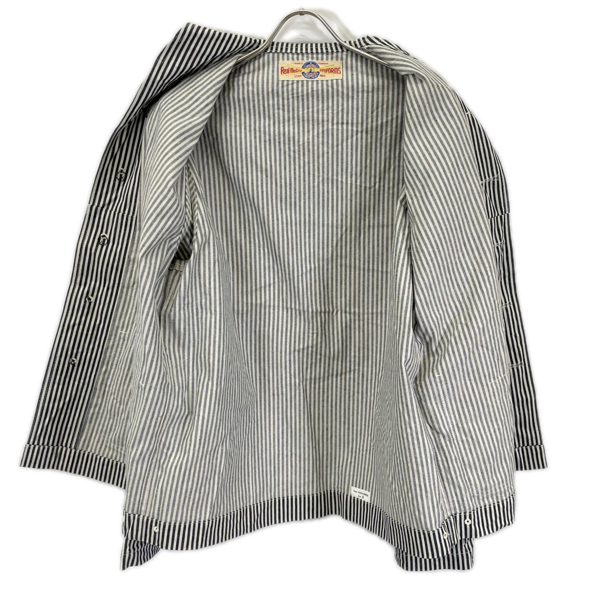 THE REAL MCCOY'S ザリアルマッコイズ MJ26004 NXSX60826 ホワイト×ネイビー U.S. NAVY STRIPED DUNGAREE JUMPER ジャケット