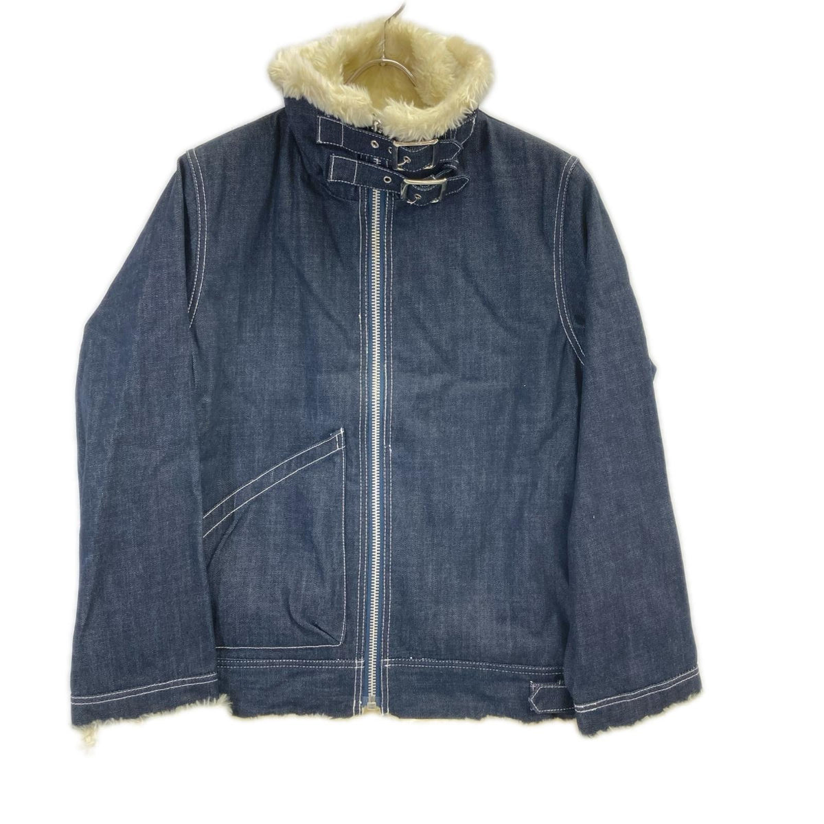 stussy ステューシー インディゴ デニム インナーボア B-3フライトジャケット ジャケット