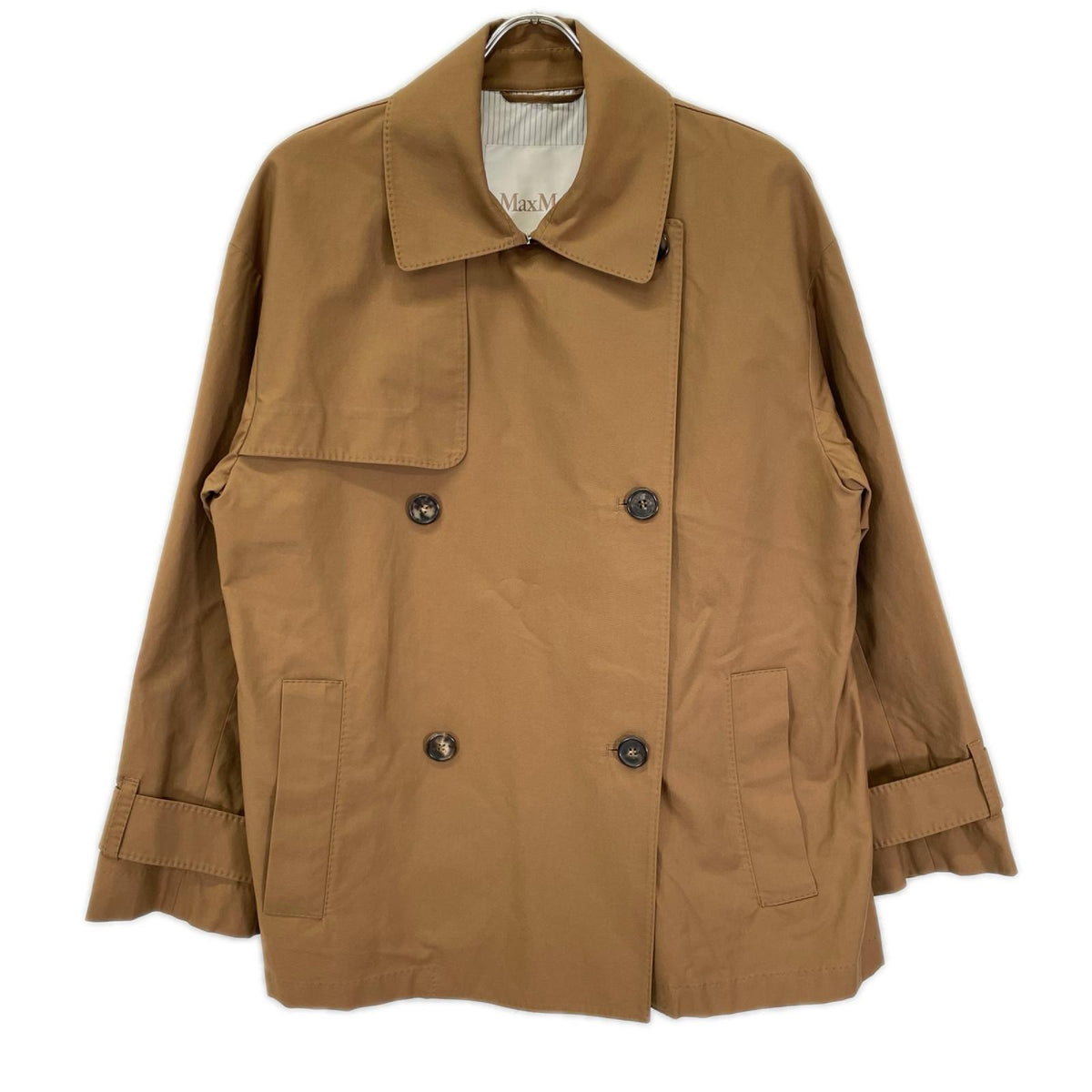 Max Mara マックスマーラ 【THE CUBE】ブラウン MTCZENO/ゼノ ショートトレンチコート コート