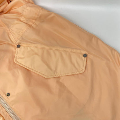 BOGNER ボグナー ライトオレンジ ナイロン フーデッドミリタリーコート コート