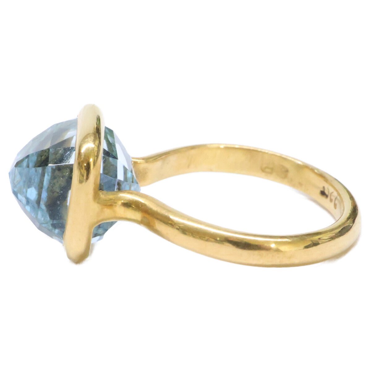 Marie-Helene de Taillac マリーエレーヌドゥタイヤック 初期 22K アクアマリン プリンセス リング 指輪