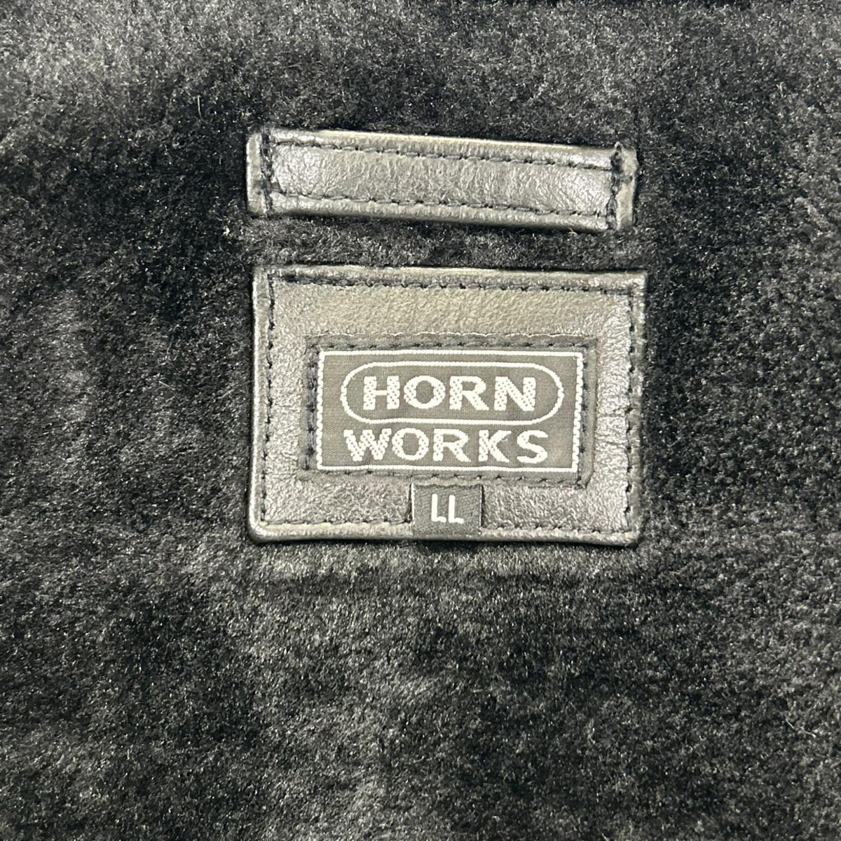 HORN WORKS ホーンワークス ブラック バッファローレザー N-1 デッキジャケット ジャケット