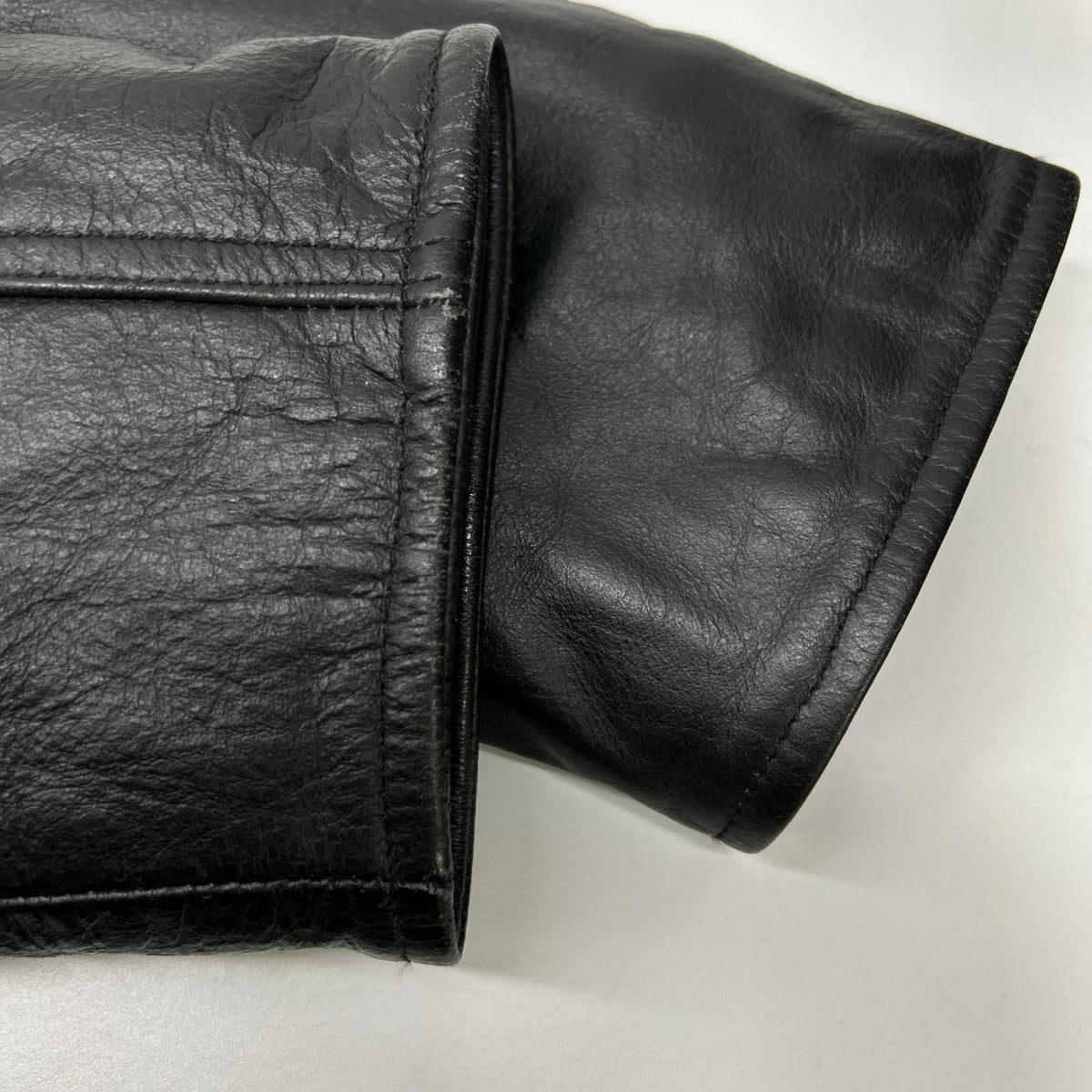 HORN WORKS ホーンワークス ブラック バッファローレザー N-1 デッキジャケット ジャケット