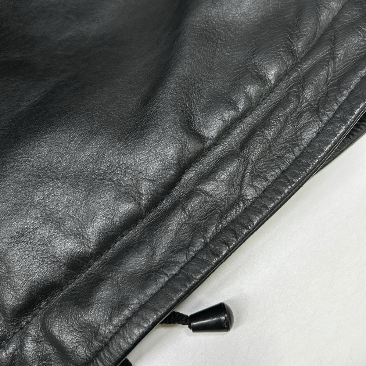 HORN WORKS ホーンワークス ブラック バッファローレザー N-1 デッキジャケット ジャケット