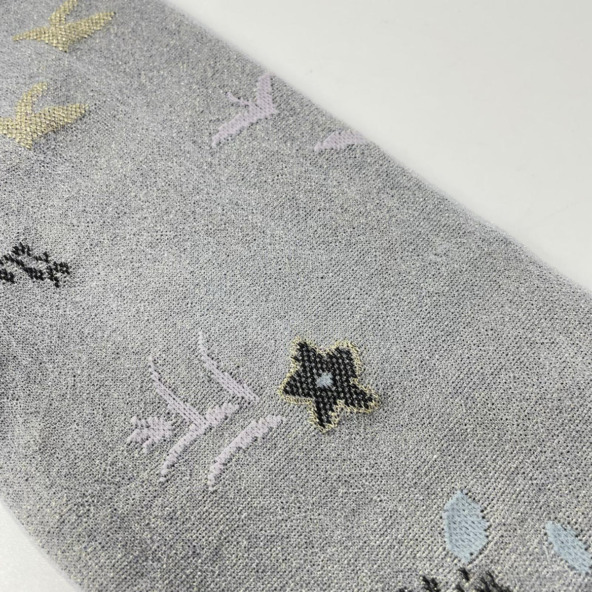 Mame Kurogouchi マメクロゴウチ 26SS MM26SS-KN087 ブラック Layered Jacquard Knit Cardigan/レイヤードジャガードニットカーディガン トップス