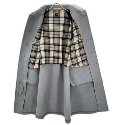 SCYE BASICS サイベーシックス 5119-73541 グレー ウール×カシミア Pコート コート