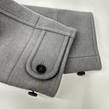 SCYE BASICS サイベーシックス 5119-73541 グレー ウール×カシミア Pコート コート