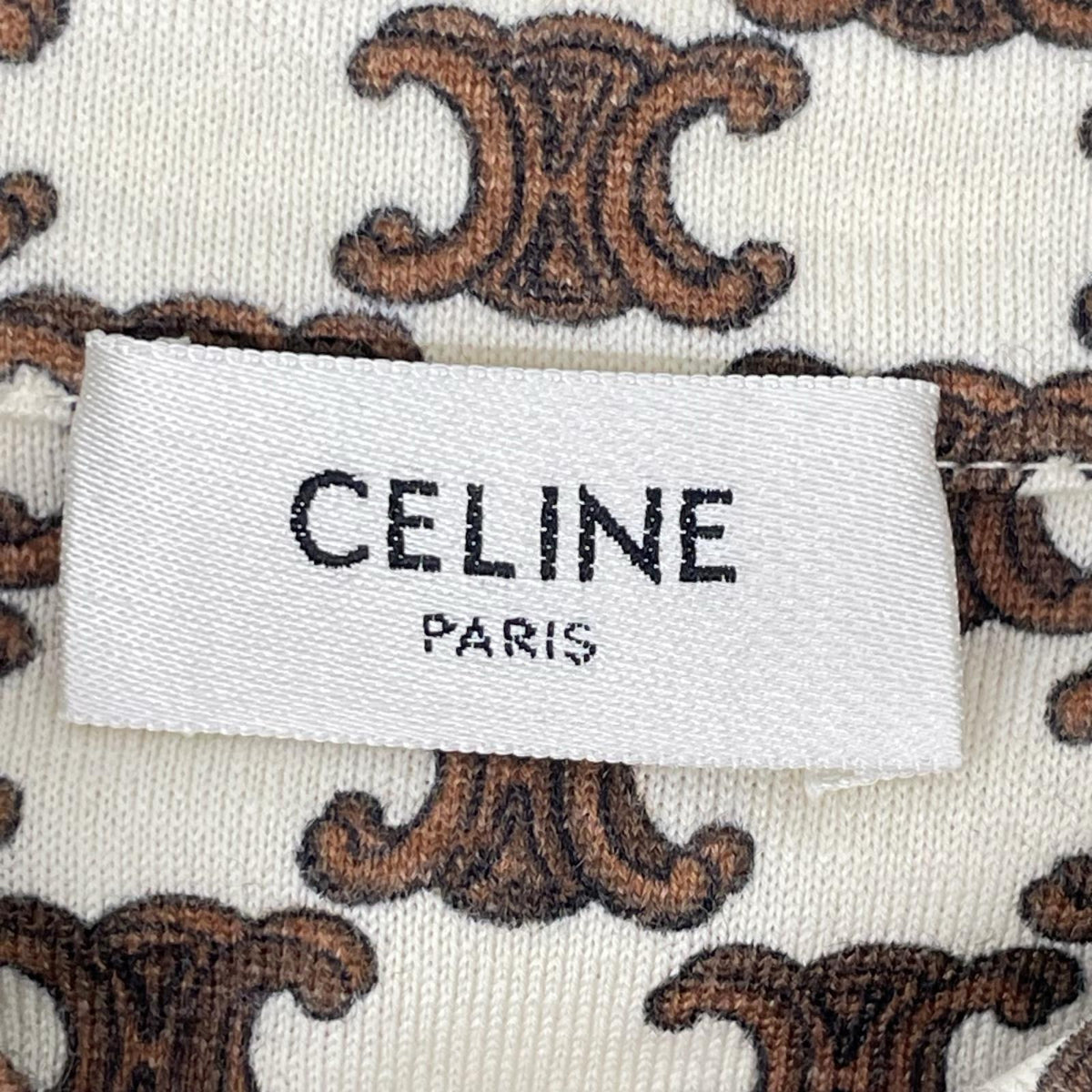 CELINE セリーヌ 2X37B962R ウール×カシミヤ トリオンフ 金ボタン ロングワンピース ワンピース