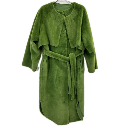Ameri アメリ 01220730970 グリーン MANY WAY USEFUL BOA COAT/レイヤードコート コート