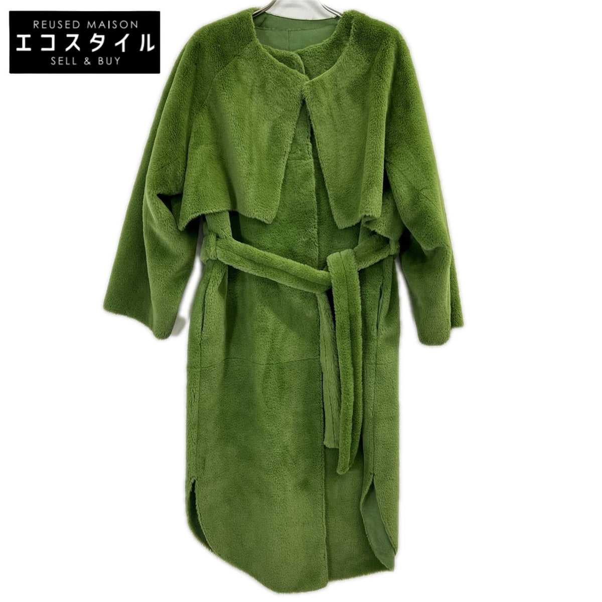 Ameri アメリ 01220730970 グリーン MANY WAY USEFUL BOA COAT/レイヤードコート コート