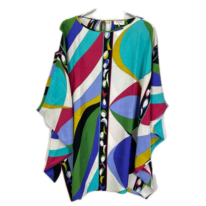 EMILIO PUCCI エミリオプッチ マルチカラー オーバーシルエット バックストラッププルオーバー/チュニック トップス