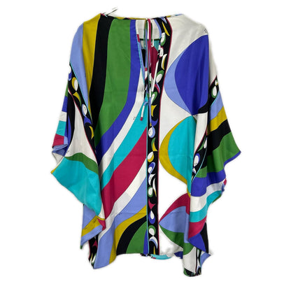 EMILIO PUCCI エミリオプッチ マルチカラー オーバーシルエット バックストラッププルオーバー/チュニック トップス