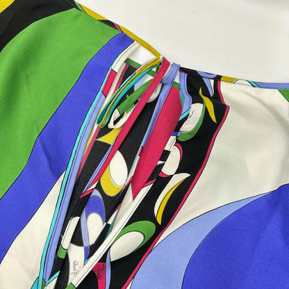 EMILIO PUCCI エミリオプッチ マルチカラー オーバーシルエット バックストラッププルオーバー/チュニック トップス