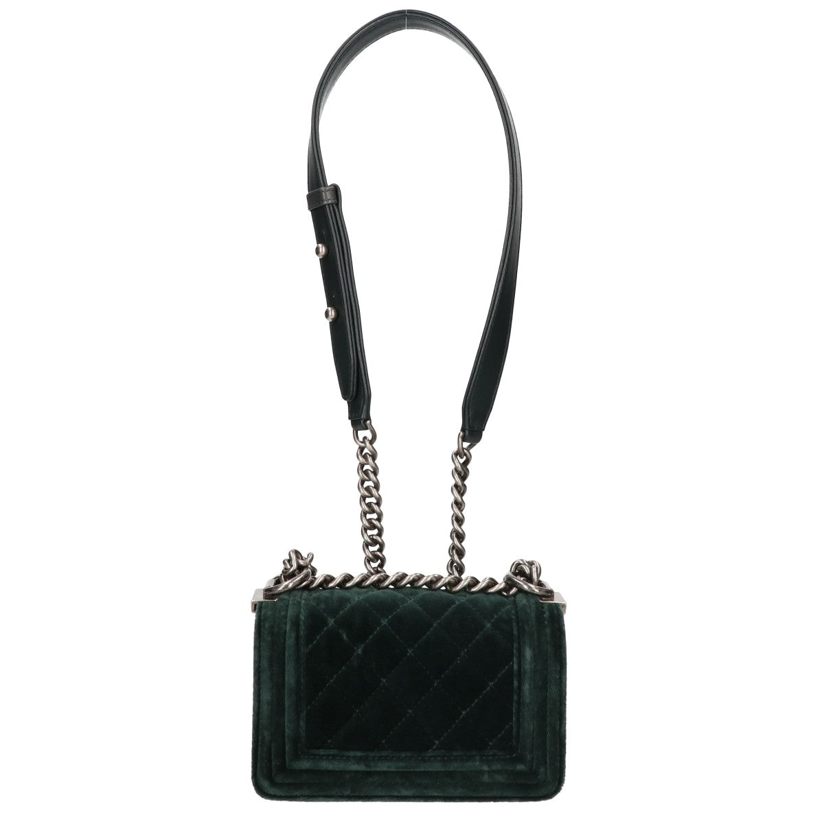 CHANEL シャネル 17番台 A67364 ベルベット ボーイシャネル15 ミニ チェーン ショルダーバッグ