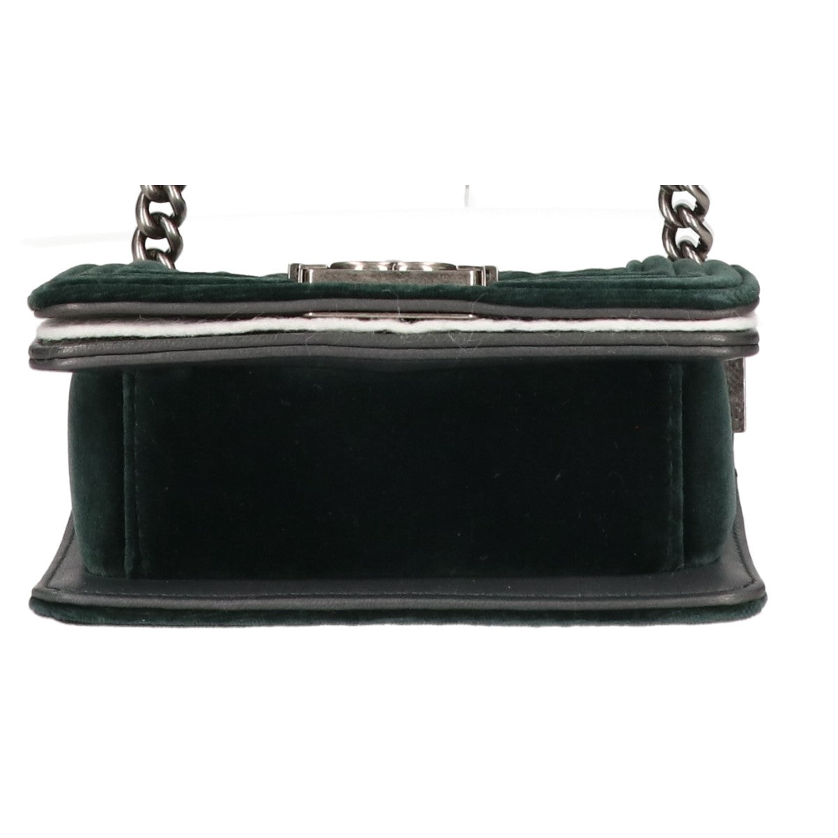 CHANEL シャネル 17番台 A67364 ベルベット ボーイシャネル15 ミニ チェーン ショルダーバッグ
