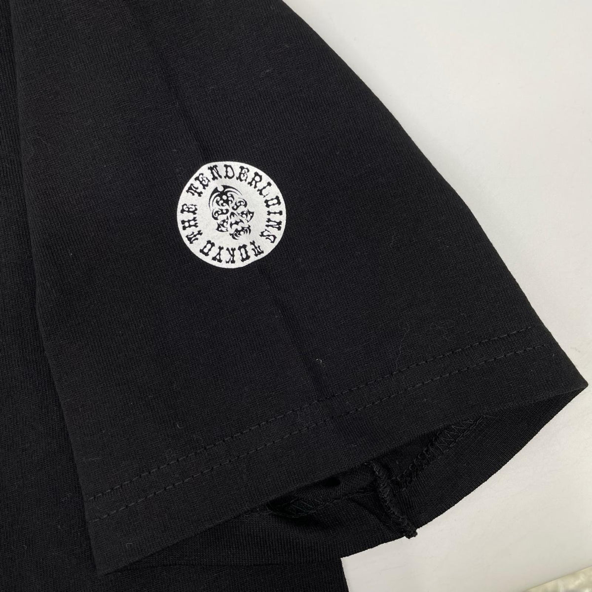 TENDERLOIN テンダーロイン ×PRO CLUB ブラック×ホワイト コットン ボルネオスカル/フランケンフェイス プリントカットソー トップス