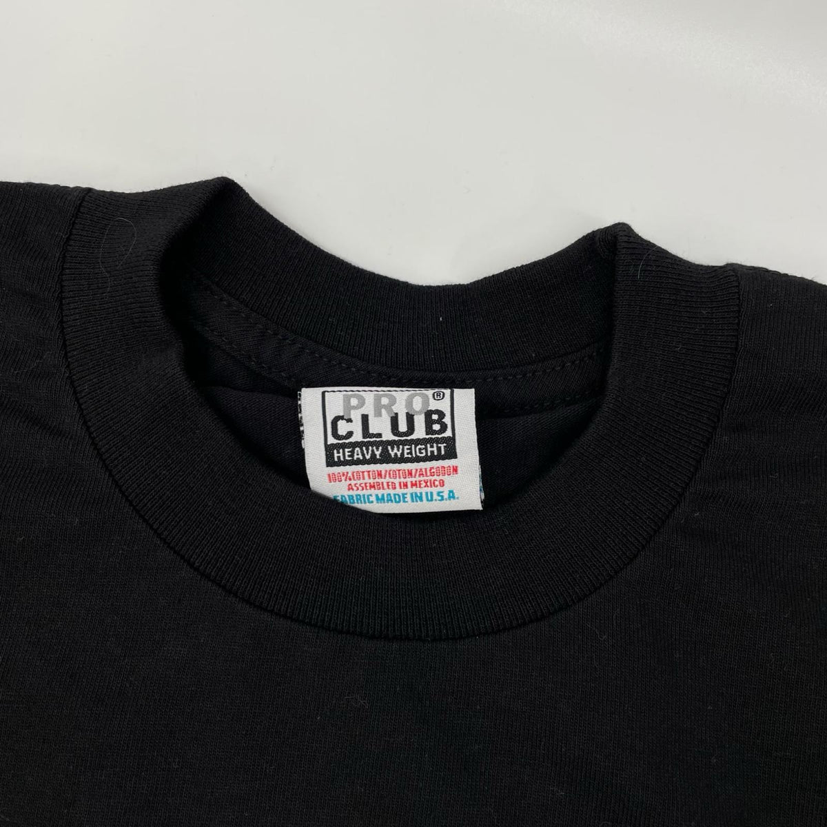 TENDERLOIN テンダーロイン ×PRO CLUB ブラック×ホワイト コットン ボルネオスカル/フランケンフェイス プリントカットソー トップス