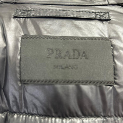 PRADA プラダ SGA654 ブラック トライアングルロゴプレート フーディダウンジャケット ジャケット