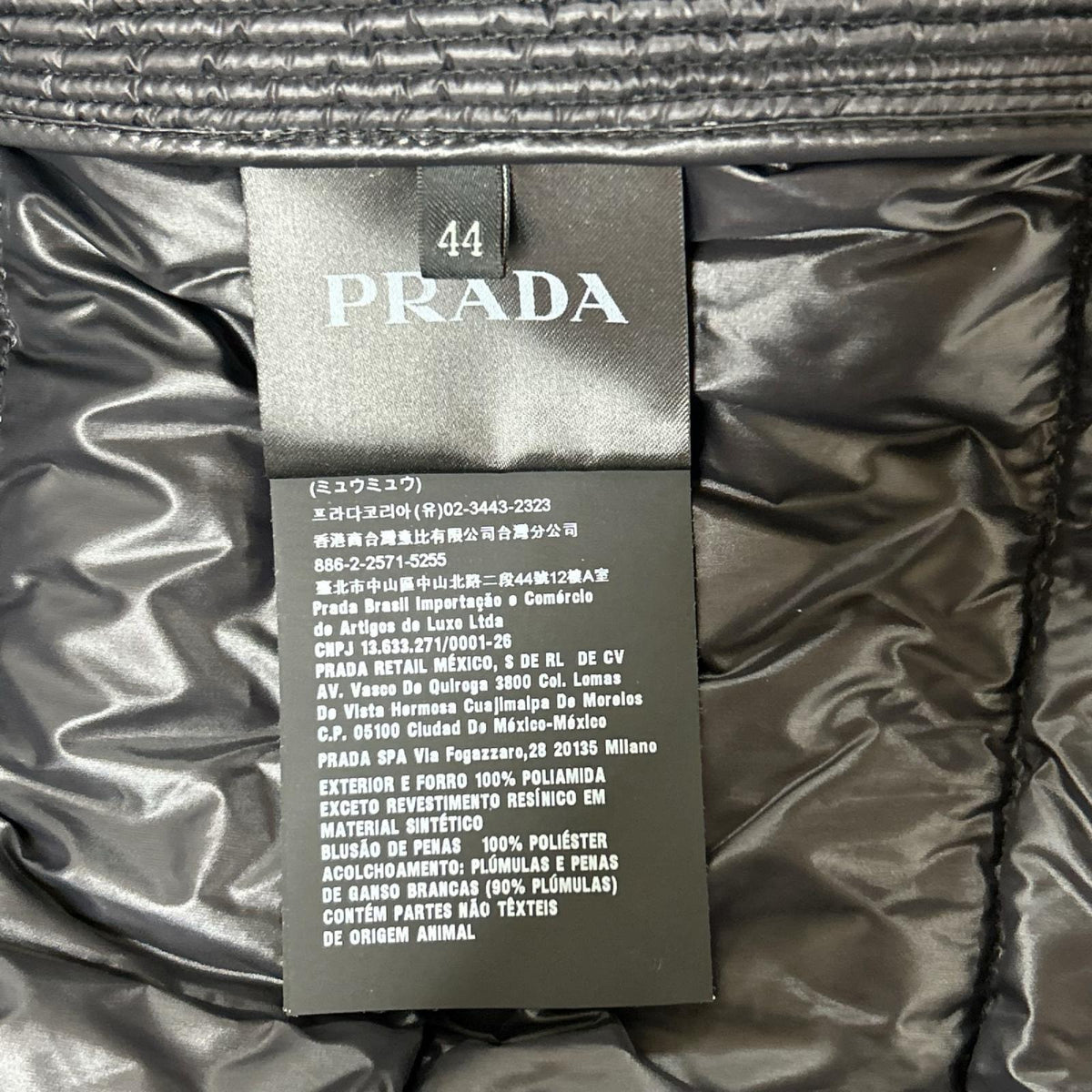 PRADA プラダ SGA654 ブラック トライアングルロゴプレート フーディダウンジャケット ジャケット