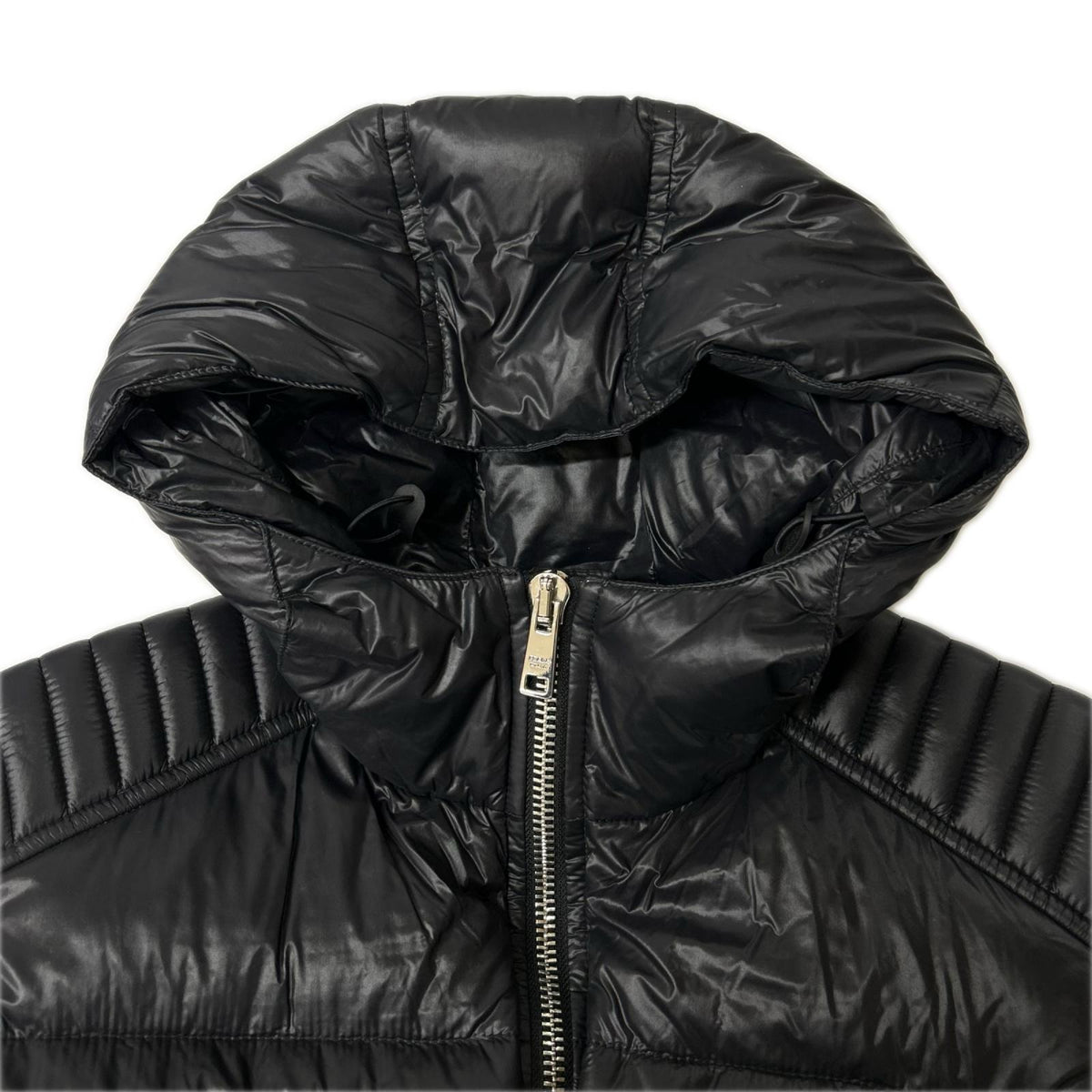 PRADA プラダ SGA654 ブラック トライアングルロゴプレート フーディダウンジャケット ジャケット