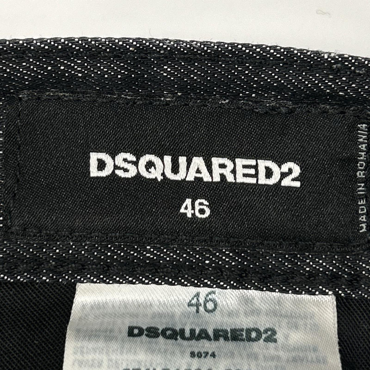 DSQUARED2 ディースクエアード 23年製 S74LB1226 ブラック ボタンフライ TIDY BIKER JEANデニムパンツ ボトムス
