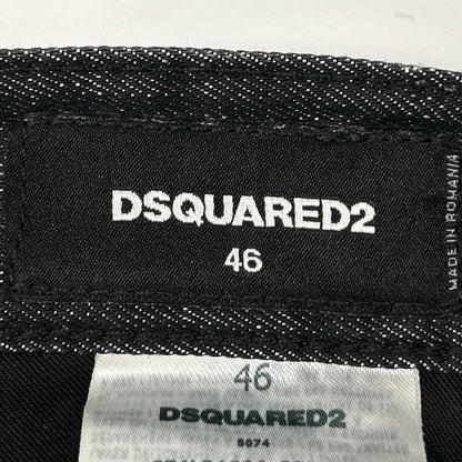 DSQUARED2 ディースクエアード 23年製 S74LB1226 ブラック ボタンフライ TIDY BIKER JEANデニムパンツ ボトムス