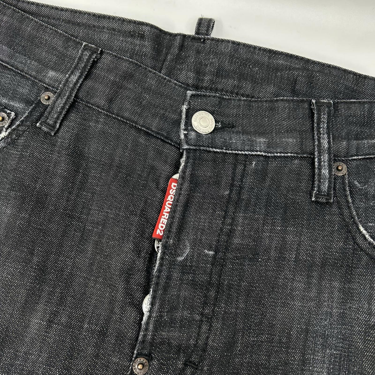 DSQUARED2 ディースクエアード 23年製 S74LB1226 ブラック ボタンフライ TIDY BIKER JEANデニムパンツ ボトムス
