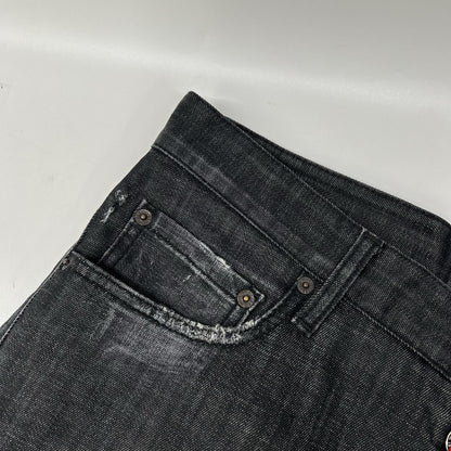 DSQUARED2 ディースクエアード 23年製 S74LB1226 ブラック ボタンフライ TIDY BIKER JEANデニムパンツ ボトムス