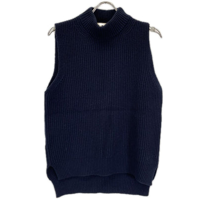 MARNI マルニ DVMG0009A0 ネイビー ウール ローゲージモックネックニットベスト ベスト