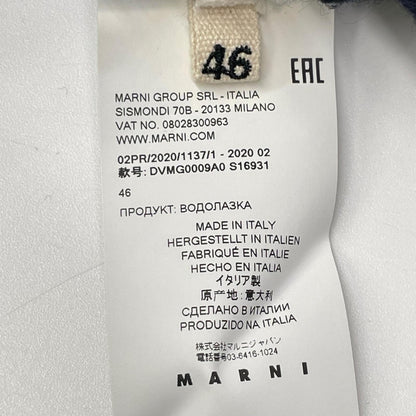 MARNI マルニ DVMG0009A0 ネイビー ウール ローゲージモックネックニットベスト ベスト