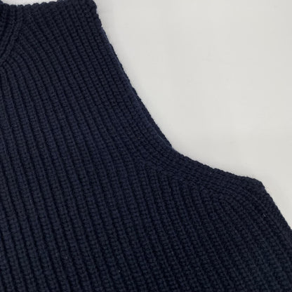 MARNI マルニ DVMG0009A0 ネイビー ウール ローゲージモックネックニットベスト ベスト