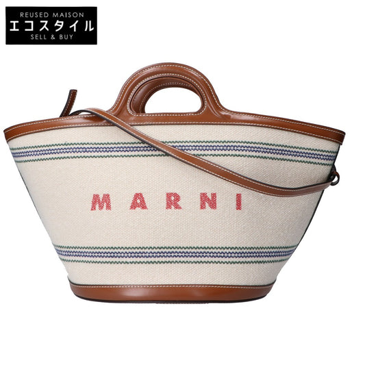 MARNI 【美品】BMMP0097U2P6457ZO706 TROPICALIA SMALL 2WAY Tote Bag