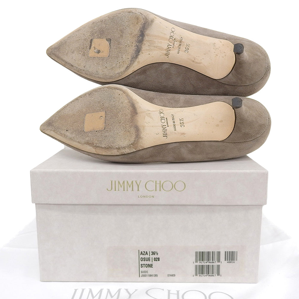 Suede AZA Pointed-Toe Pumps Shoes Women's Gray 36 1/2 Shoes 36 1/2 Women's