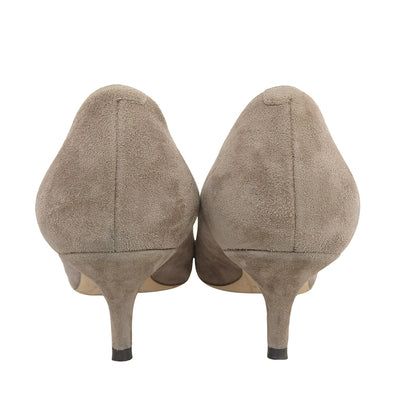 Suede AZA Pointed-Toe Pumps Shoes Women's Gray 36 1/2 Shoes 36 1/2 Women's