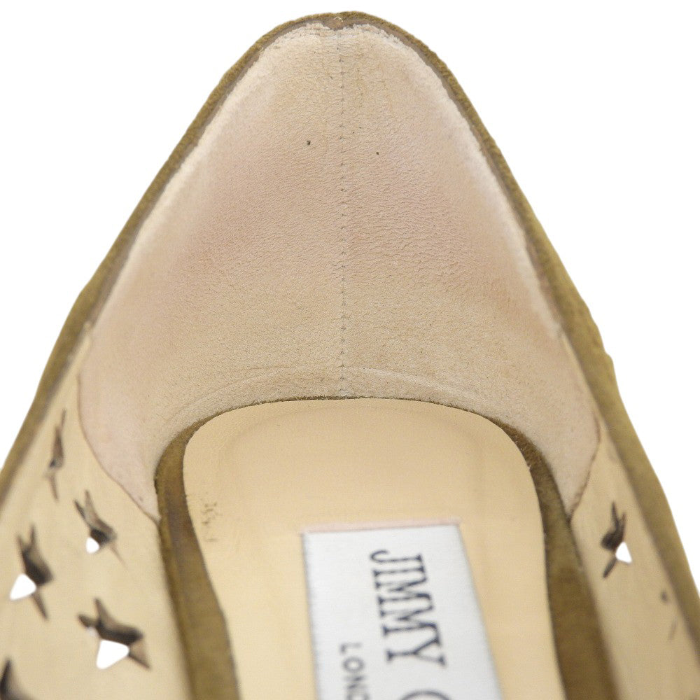 Suede ROMY Star Pumps Khaki 36 Women's Shoes