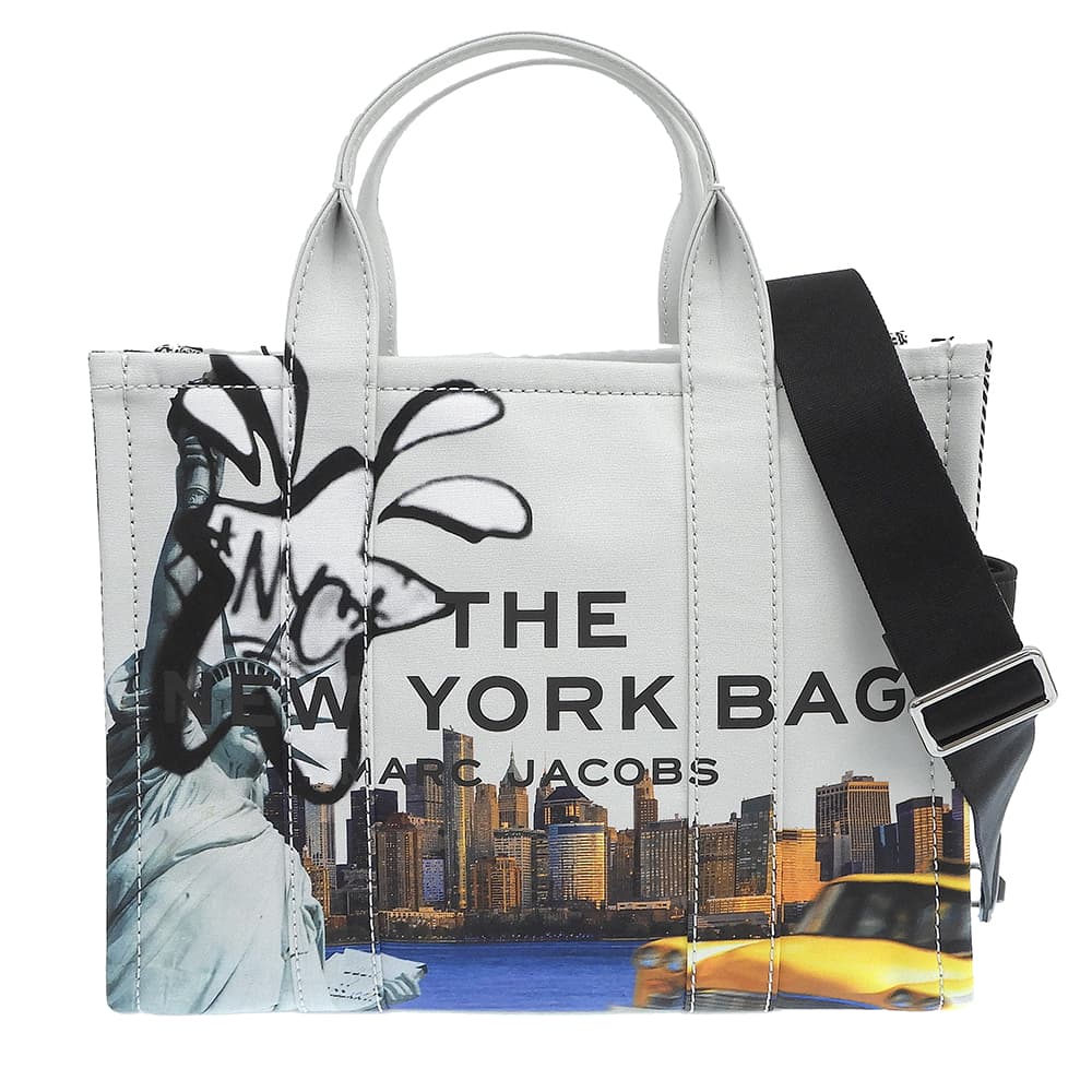 MARC JACOBS マーク ジェイコブス 美品 THE MEDIUM CITY TOTE トートバッグ レディース グレー系 トートバッグ