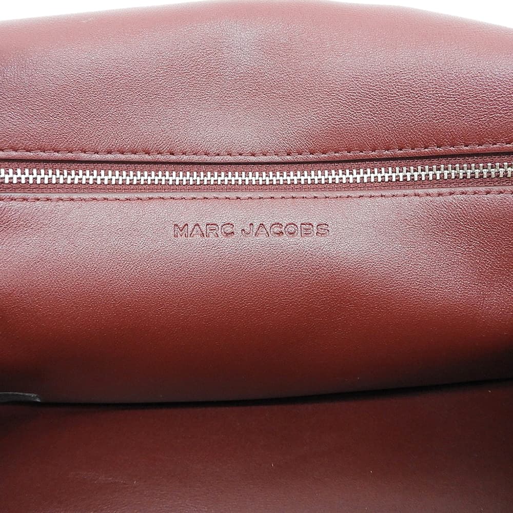 MARC JACOBS マーク ジェイコブス 美品 ゼブラ ヘアカーフレザー デュアルバッグ ショルダーバッグ レディース ブラック×ベージュ ショルダーバッグ