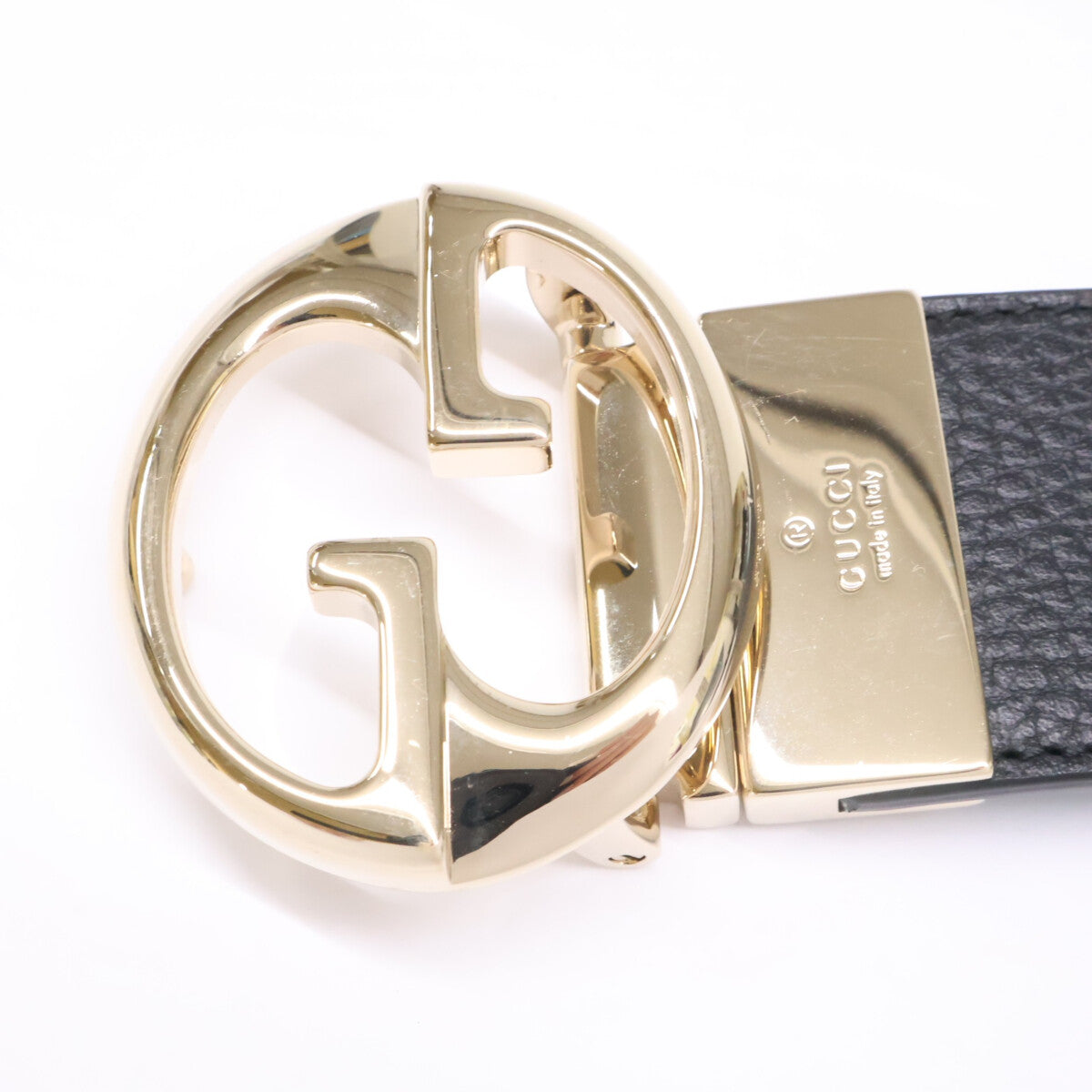 GUCCI グッチ 450000 CAO2G GGバックル リバーシブル レザー ベルト